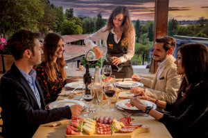 cena romantica in terrazza